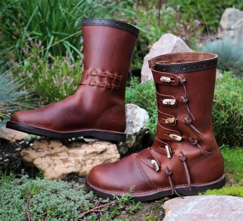 replica viking shoes|viking leather boots uk.